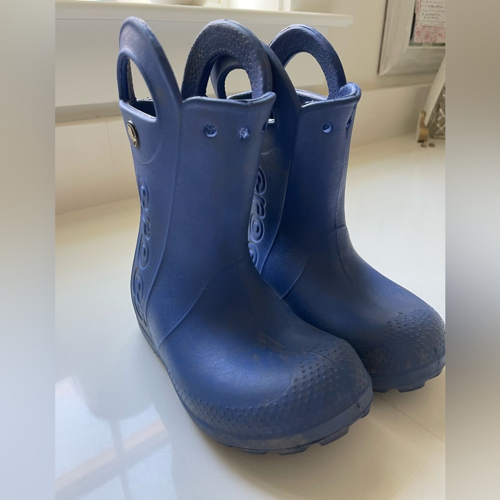 Crocs rain boots toddler size 11